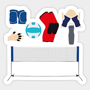 Volleyball Accessories Stickers Sticker